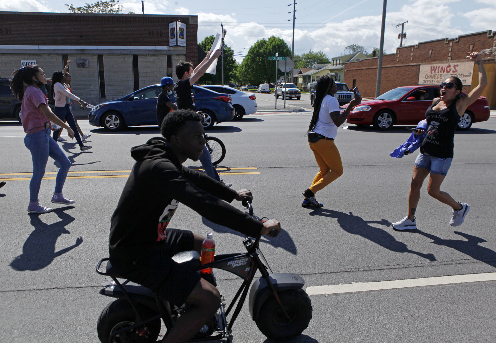 Hammond protests in solidarity with Minneapolis